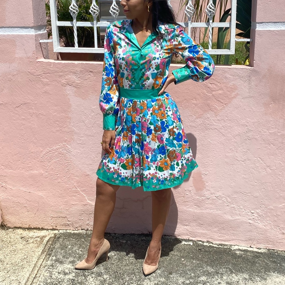Green Floral Set